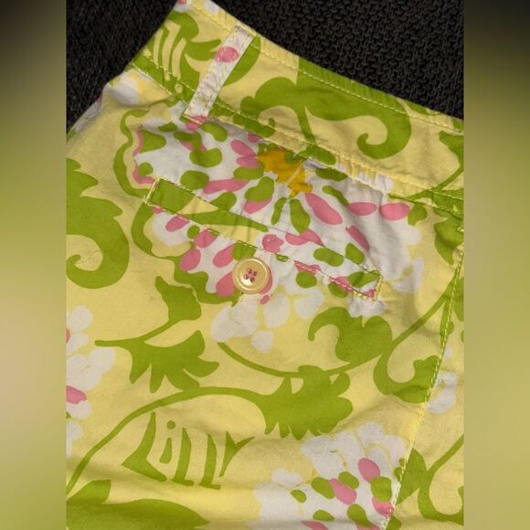 Lilly Pulitzer Women's  Jubilee Floral‎ Chino Shorts Size 4 - Picture 7 of 11